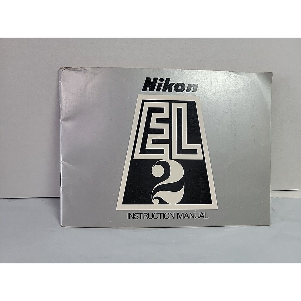 Vintage Nikon EL2 Instruction Manual 1977 Nippon Kogaku 35mm Film Camera Booklet